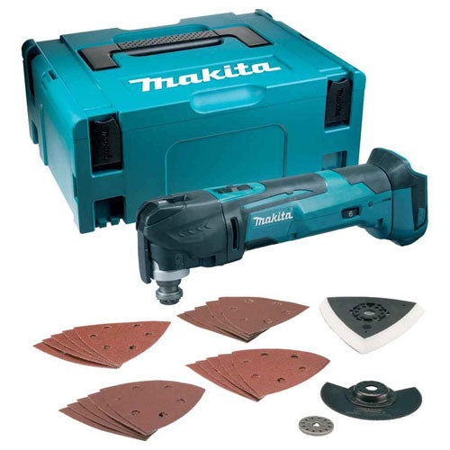Makita DTM51ZJX7 18v Multi Tool With 23pc Accessory Kit With 1 x 5.0Ah Battery