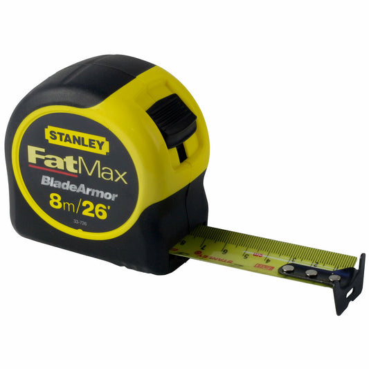 Stanley STA033726 8m/26ft ( Width 32mm ) FatMax BladeArmor Tape