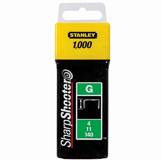 Stanley 1-TRA705 TRA7 THeavy-Duty Staple 8mm Pack 1000 STA1TRA705T