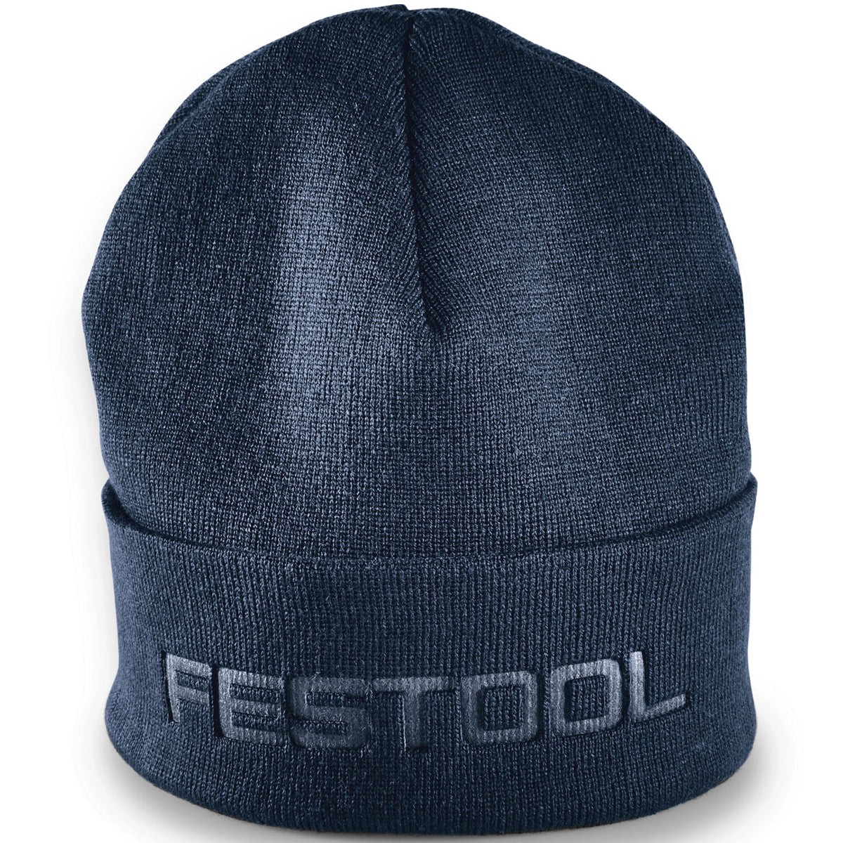 Festool Dark Blue Embroidered Knitted Hat - 202308