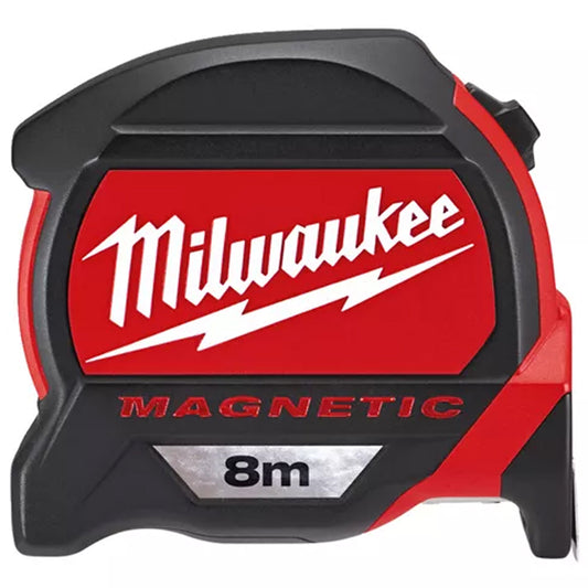 Milwaukee Magnetic 8m Measure Tape 4932464600
