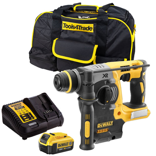 DeWalt DCH273N 18V Brushless SDS+ Hammer Drill with 1 x 4.0Ah Battery & Charger in Bag