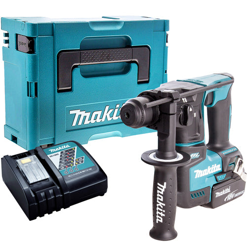 Makita DHR171Z 18V SDS+ Brushless Hammer Drill With 5.0Ah Battery Charger & Type 3 Case