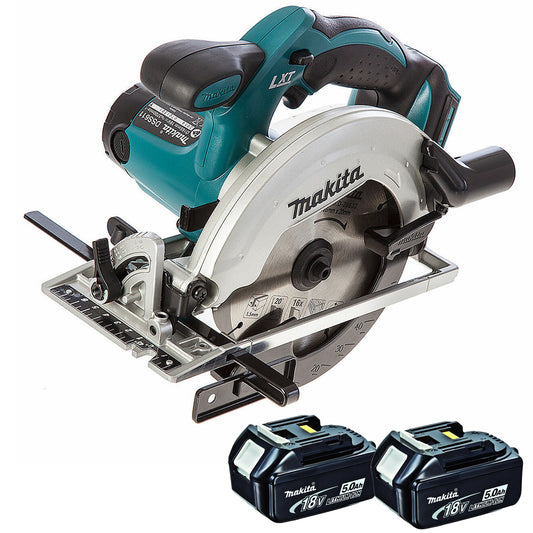 Makita DSS610Z 18V 165mm Circular Saw Body with 2 x 5.0Ah Batteries