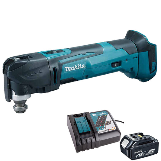 Makita DTM51Z 18V Cordless Oscillation Multi Tool with 1 x 5.0Ah Battery & Charger