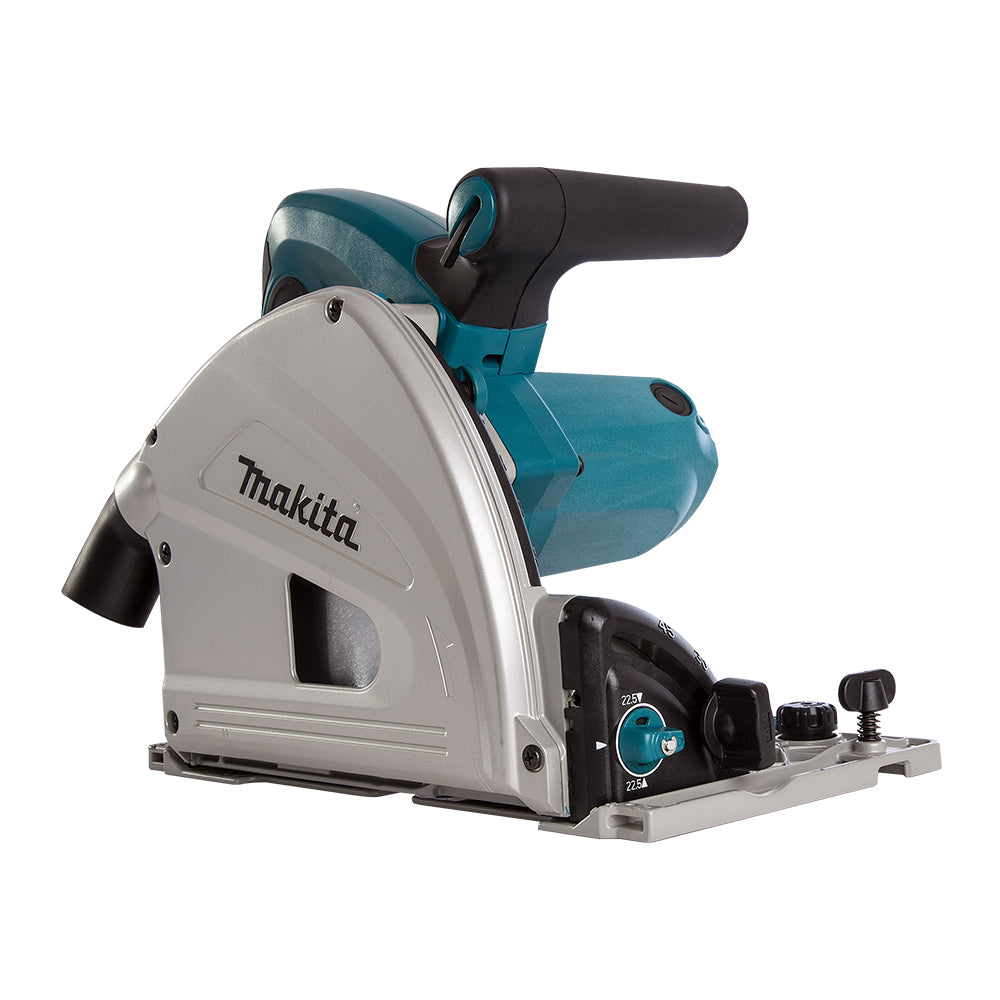 Makita SP6000J1/1 165mm Plunge Saw 110V with 2x1.5m Guide Rail+Clamp+Bag+Blade