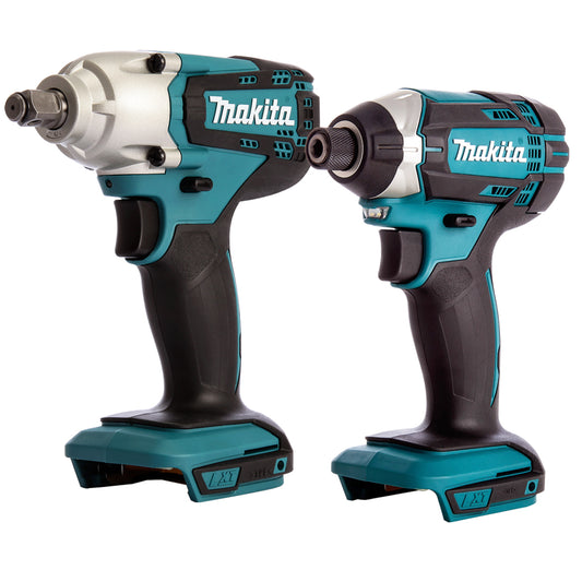 Makita 2 Piece 18V LXT Impact Driver & 1/2" Impact Wrench Body Only