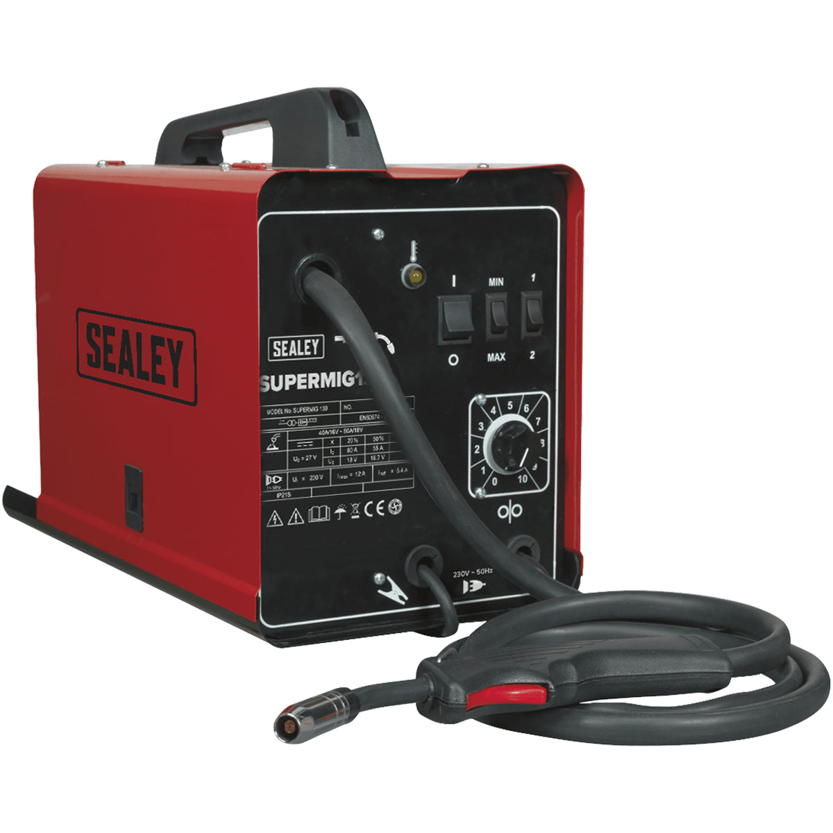 Sealey SUPERMIG130 130A Portable Mini MIG Welder 230V