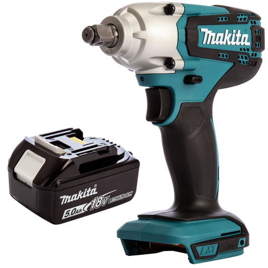 Makita DTW190Z 18V 1/2" Square Impact Wrench With 1 x 5.0Ah Battery