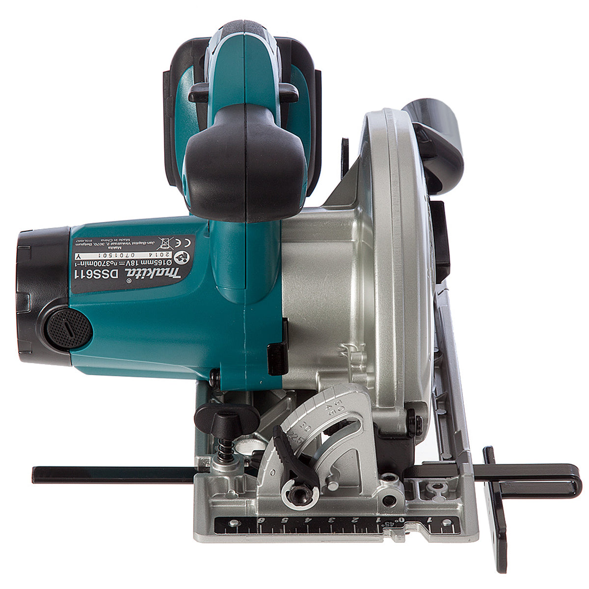 Makita DSS611Z 18V 165mm Circular Saw with 1 x 5.0Ah Battery & Charger in Case