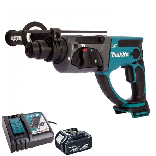 Makita DHR202Z 18V SDS+ Hammer Drill With 1 x 5.0Ah Battery & Charger