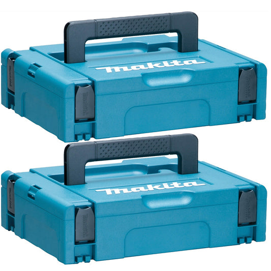 Makita 821549-5 Type 1 Makpac Connector Stacking Small Case No Inlay Twin Pack