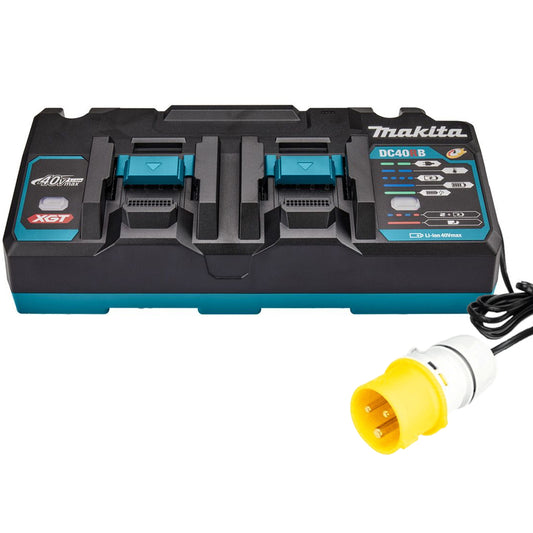 Makita DC40RB/1 40V Max XGT Two Port Charger 110V - 191N07-2