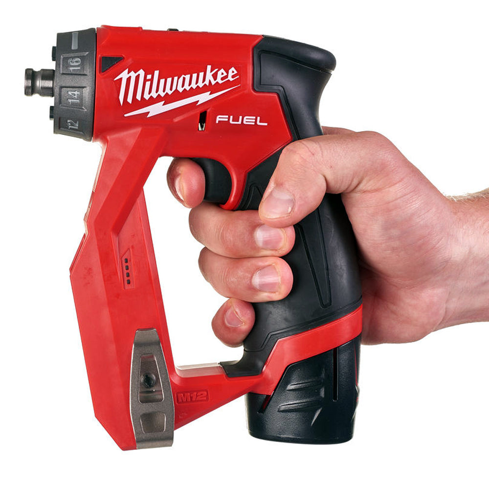 Milwaukee M12FDDXKIT-202X 12V 4-in-1 FUEL Drill Driver Kit with Interchangeable Heads