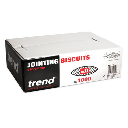 Trend Jointing No 0 Size Compressed Beech Biscuits 1000 of Pack BSC/0/1000