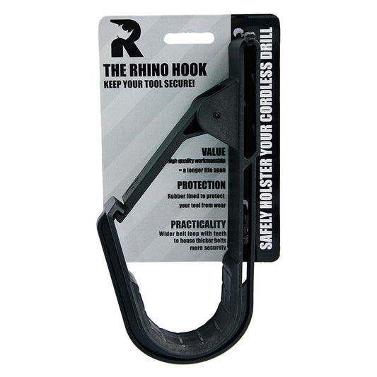 The Rhino Hook Universal Tool Belt Cordless Drill Holder