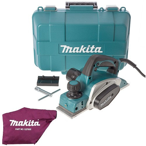 Makita KP0800K/2 240V 3"/82mm Duty Planer in Carry Case With Dust Bag