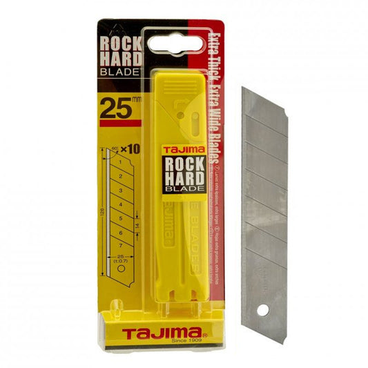 Tajima 25mm Rock Hard Knife Blade Dispenser 1" 10 Piece TALB65B