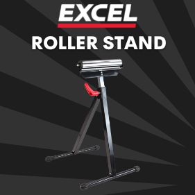 Excel Roller Stand Heavy Duty with Adjustable Height Support